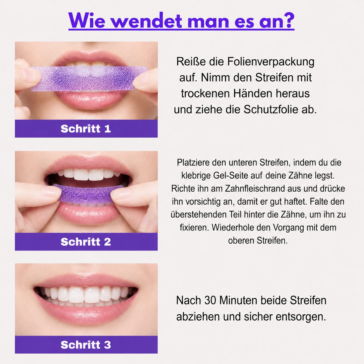 Whiteful - Zahnaufhellungsstreifen-Set